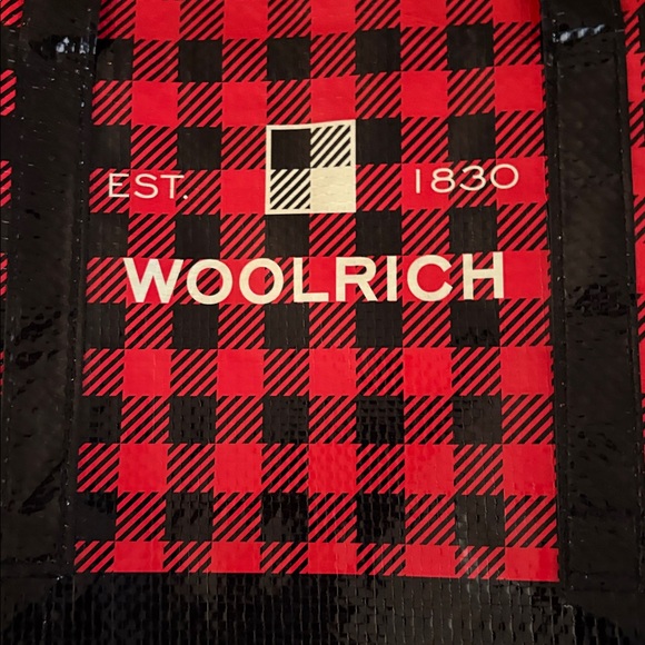 Woolrich Plaid Red and Black Tote - Picture 4 of 4
